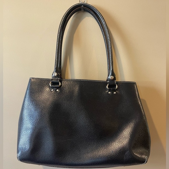 Kate Spade Black Leather Tote Bag - Picture 11 of 12